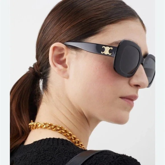 Celine | Accessories | Celine Triomphe 53 Square Sunglasses  display picture 3